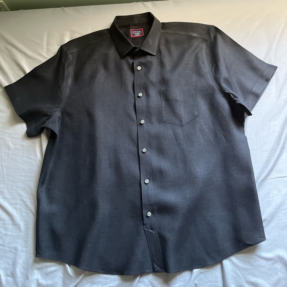 UNTUCKit ‘Cameron’ Wrinkle Resistant Men’s Linen Shirt | Sz. XL | NWOT